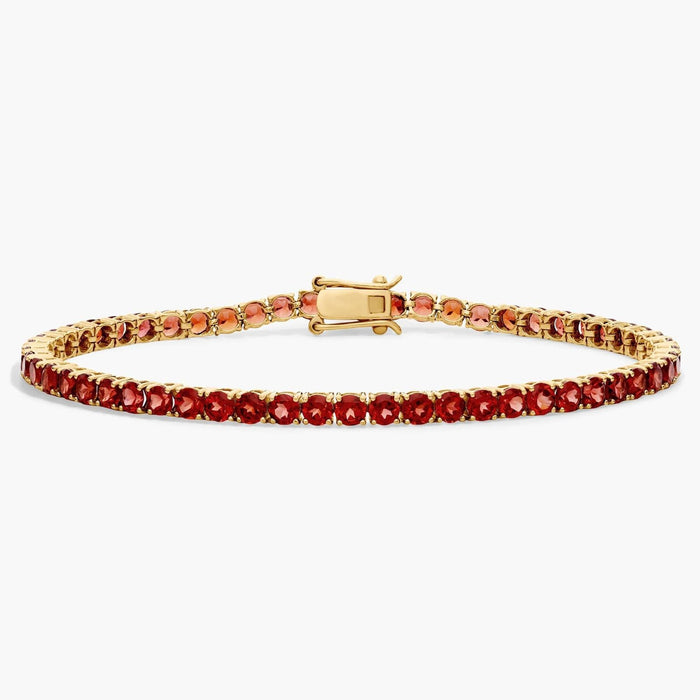 Garnet and Diamond Halo Pendant in 14k White Gold