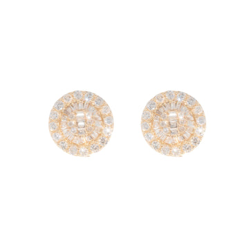 Earrings With Diamonds & Baguettes
