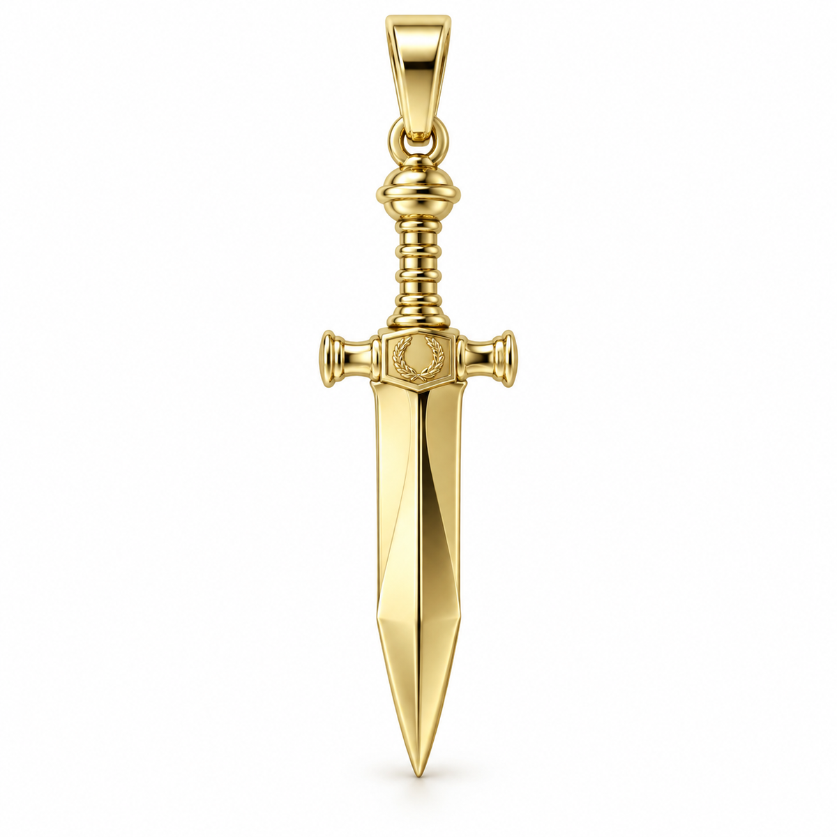 Roman gladius solid gold sword pendant