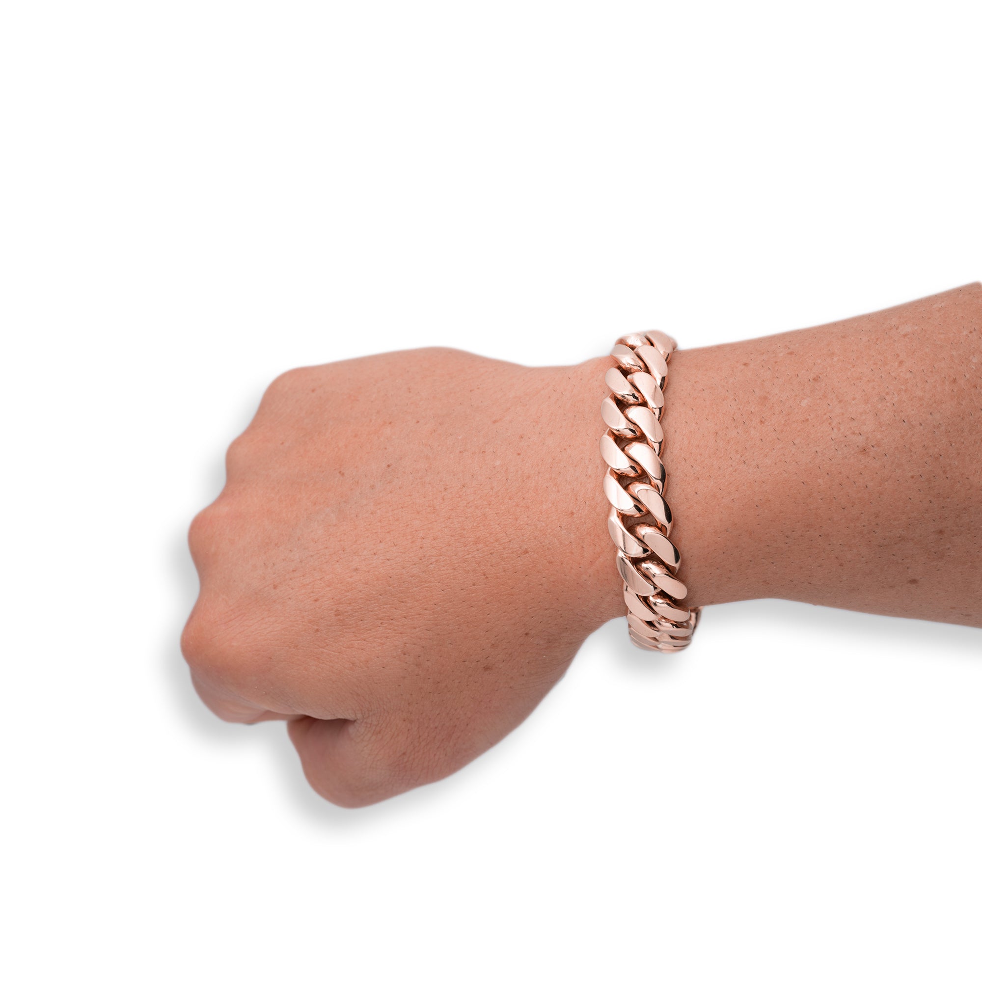 Rose Gold Cuban Link Bracelet