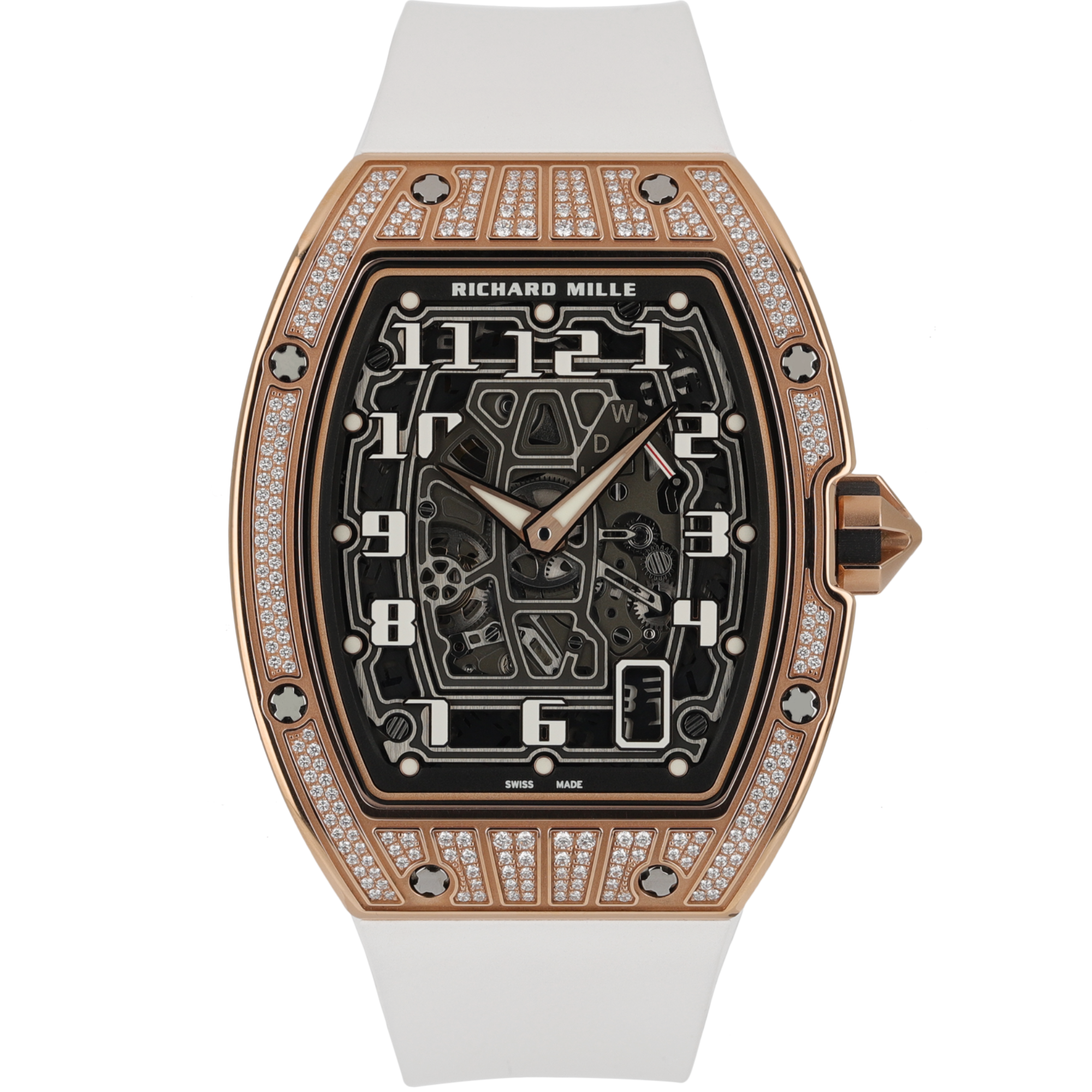 Richard Mille RM67-01 Rose Gold Factory Med Set Diamonds