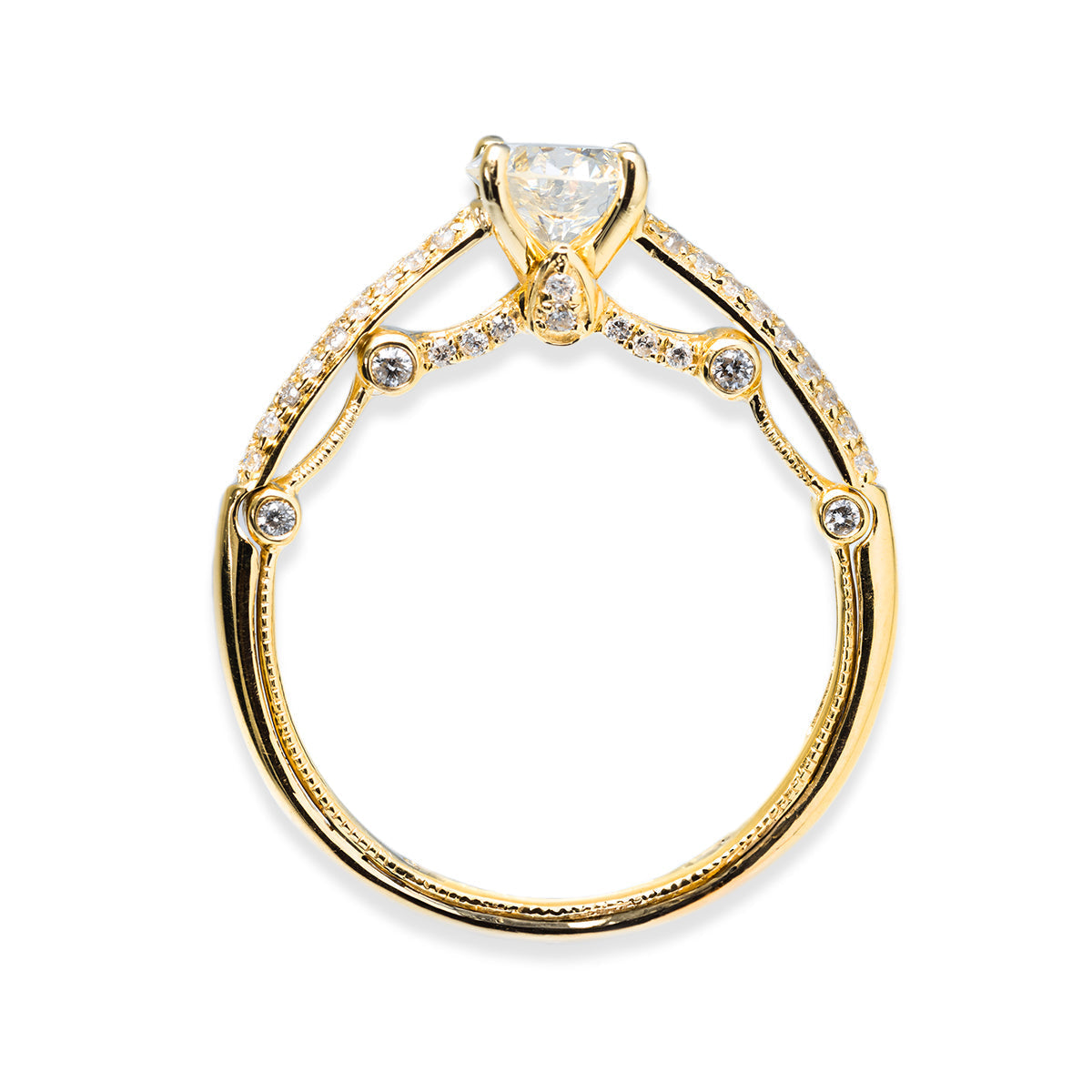 Engagement Ring with Center Stone