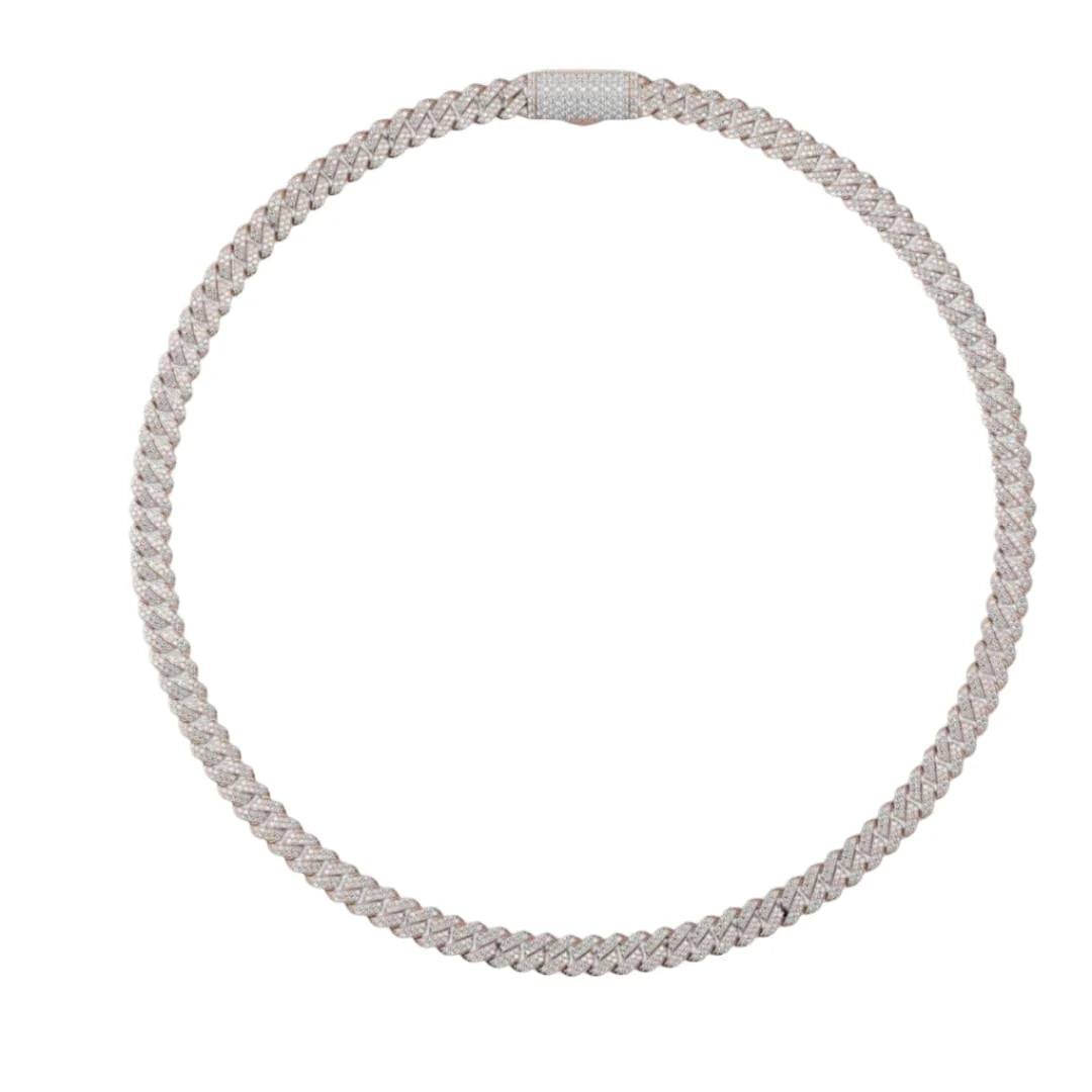 9mm Diamond Miami Cuban link chain visual reference